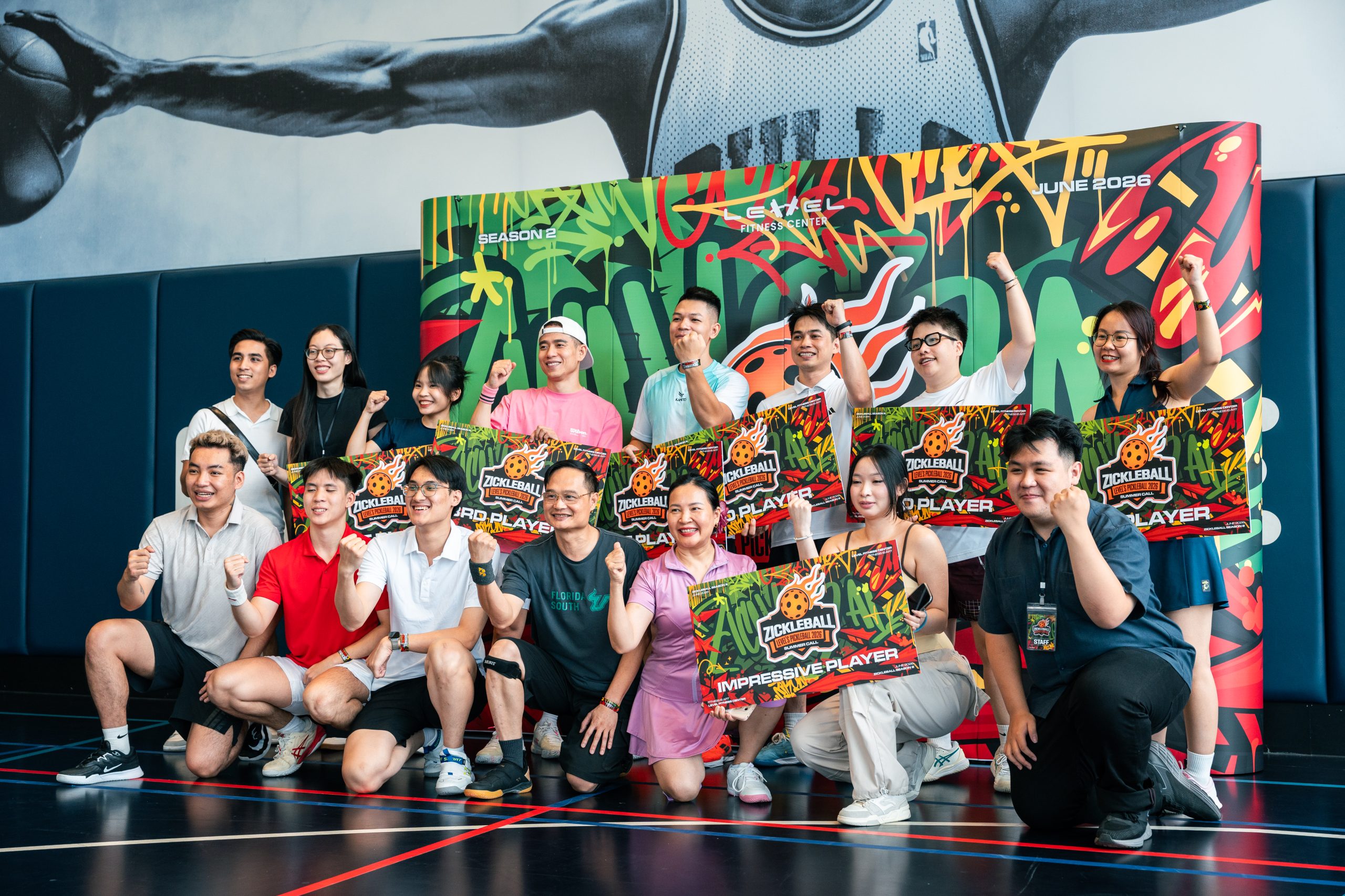 Không khí khai mạc Zickleball Season 2